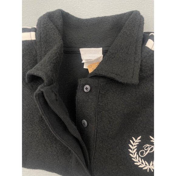 VICTORIA'S SECRET PINK Fleece Cropped Polo Sweatshirt XS - Picture 13 of 16